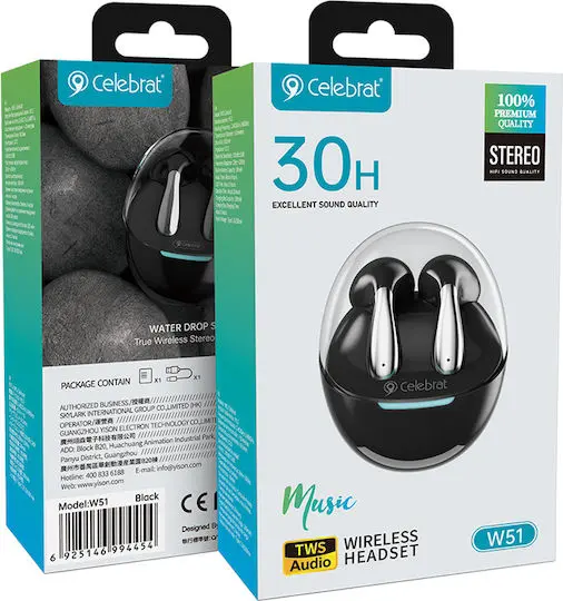 AUDIFONO CELEBRAT WIRELESS HEADSET W51
