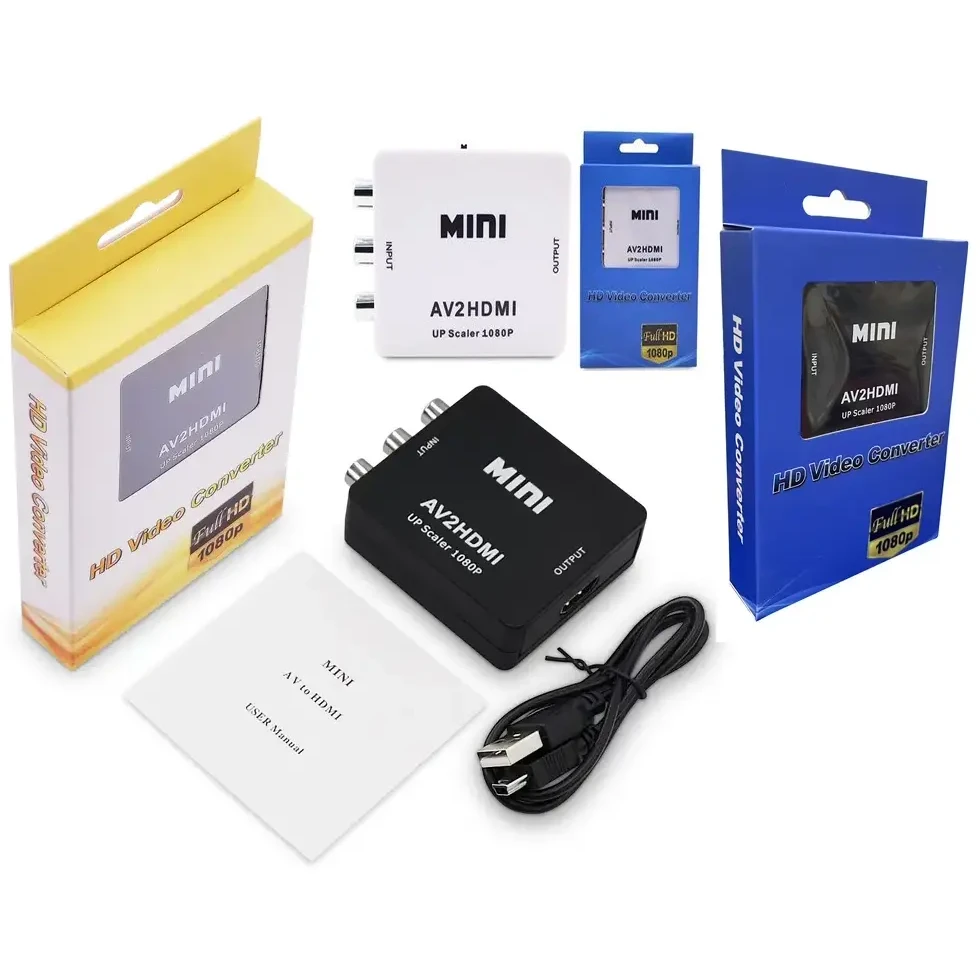 HD VIDEO CONVERTER MINI AV2HDMI 1080P