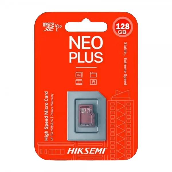 MICRO SD 128GB HIKSEMI/NEO PLUS  HIKVISION