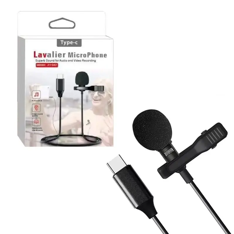 LAVALIER MICROPHONE JH-042 TIPO C 