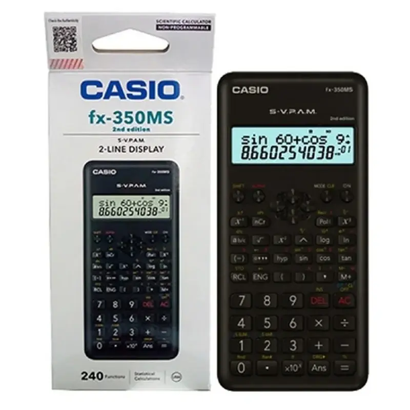 CALCULADORA CASIO CIENTIFICA FX-350MS 2ND EDITION