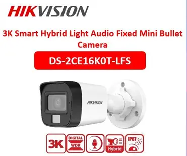 HIKVISION COLOR CAMERA DS-2CE16K0T-LFS 2.8mm 3K