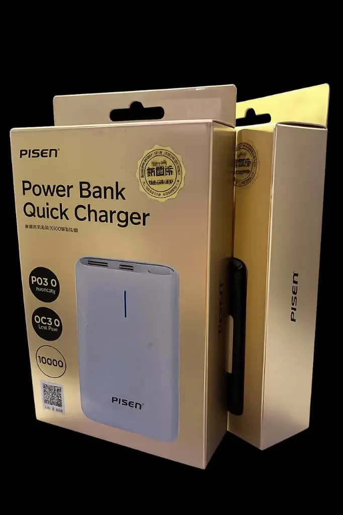PISEN POWER BANK QUICK CHARGER 10000 mAh 