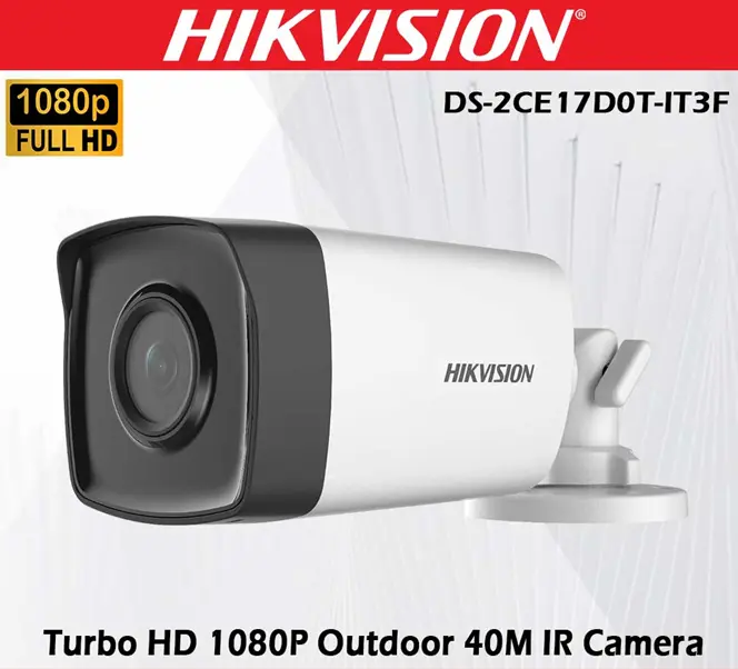 HIKVISION BULLET COLOR CAM DS-2CE17D0T-IT3F 3.6MM