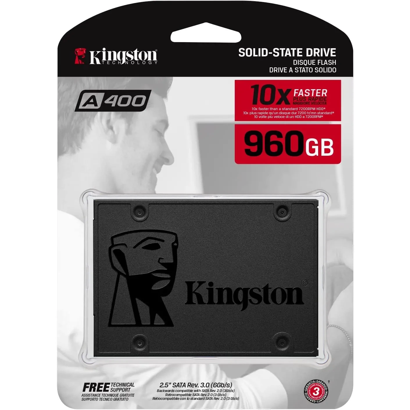 KINGSTON SOLID STATE DRIVE - 960GB SATA3 2.5 7200R