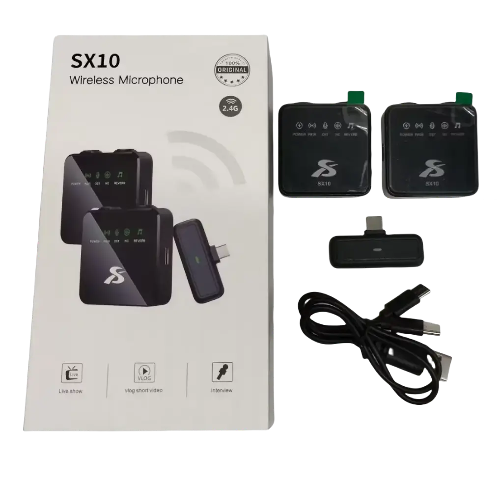 MICROFONO INALAMBRICO SX10 TIPO C