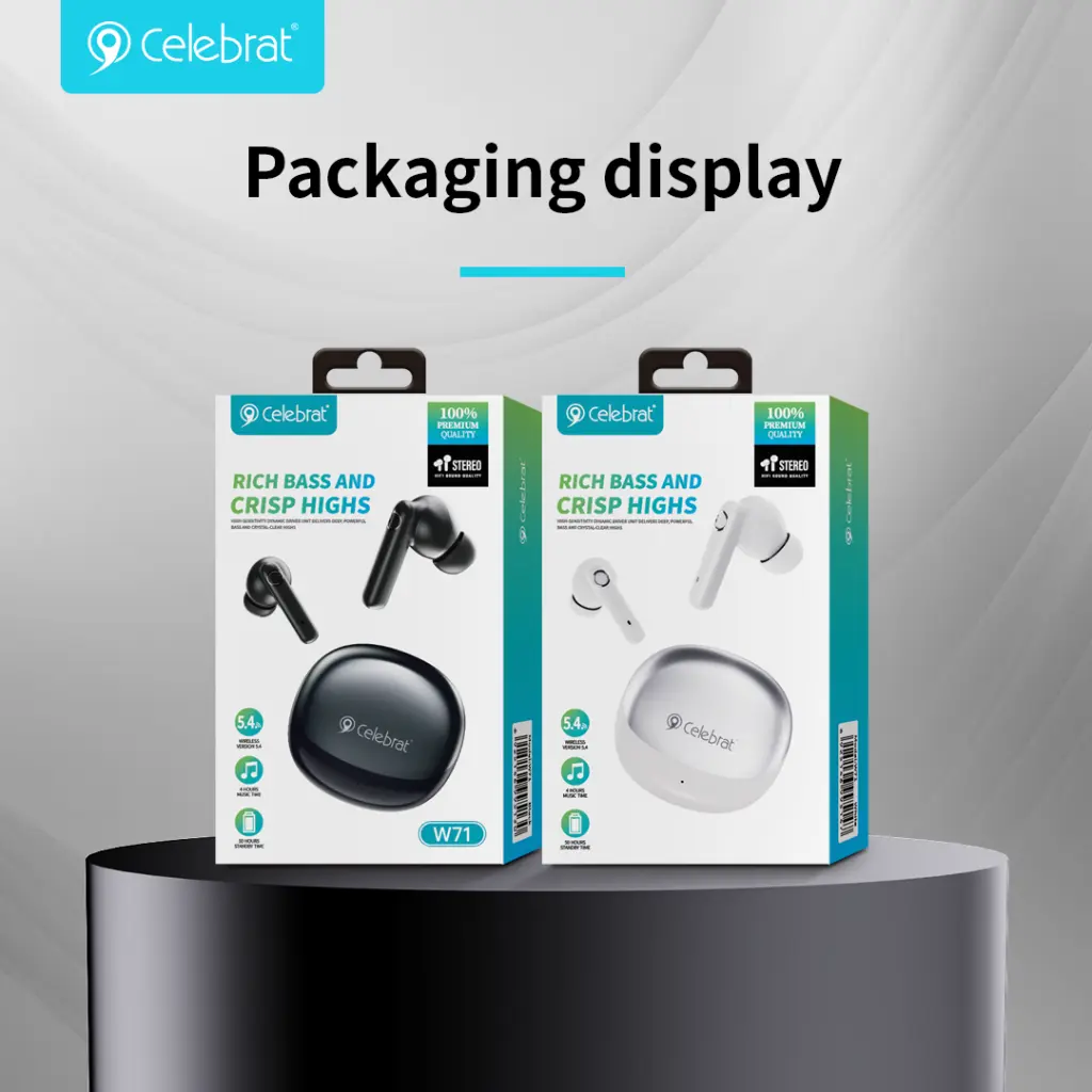 CELEBRAT AUDIFONOS BLUETOOTH W71 WH