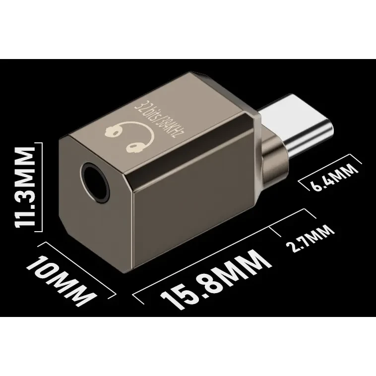 OTG TIPO C TO MICROFONO 3.5MM - GRIS