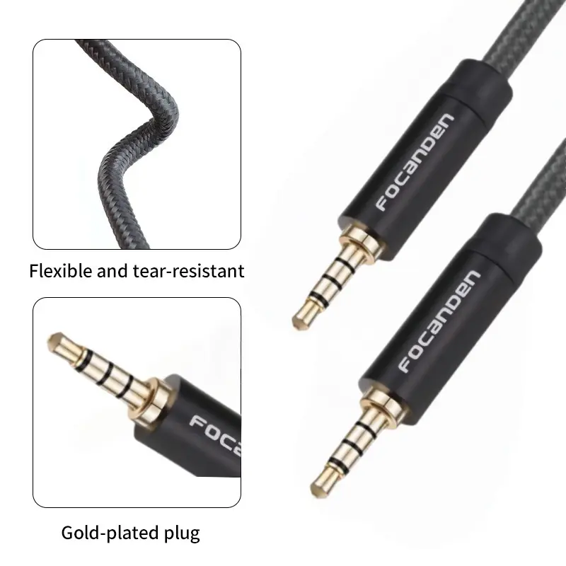 CABLE AUXILIAR FOCANDEN 1M - BK 