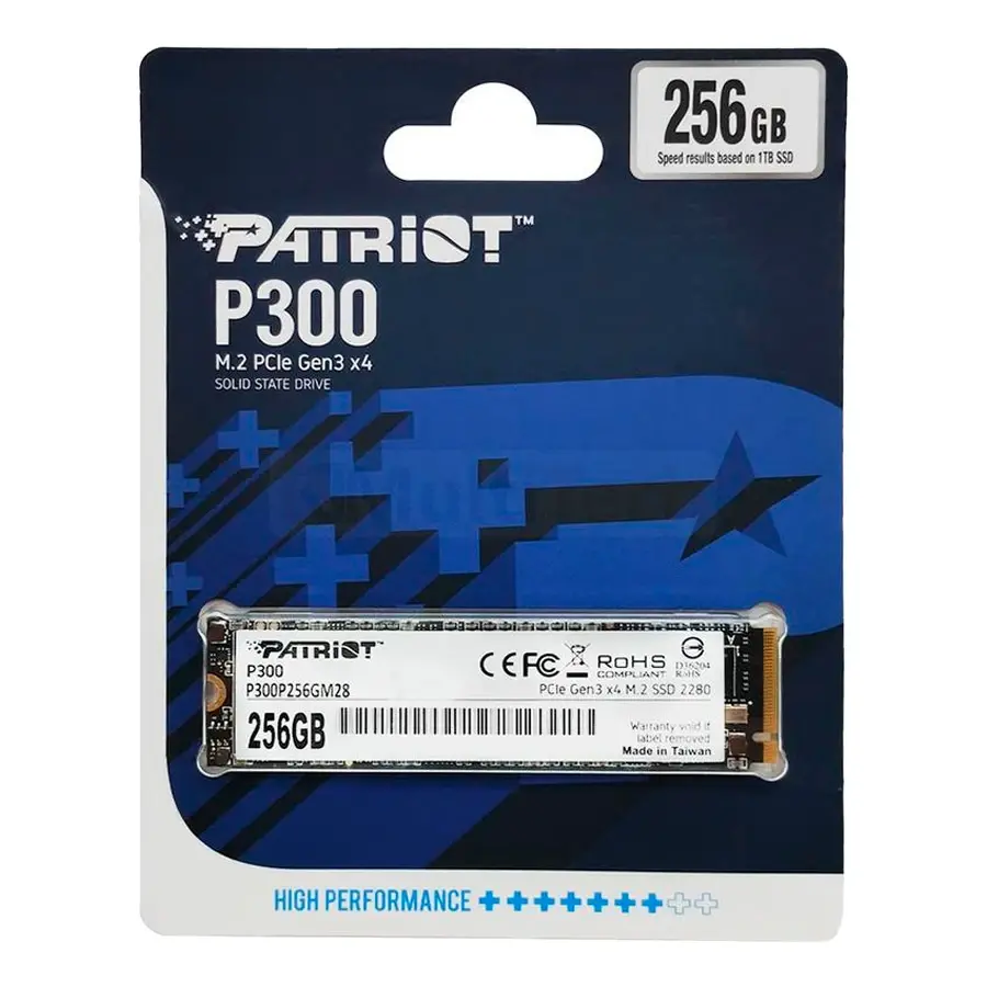 PATRIOT P300 M.2 GEN 3 X4 SSD 256GB