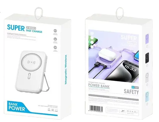 POWER BANK SUPER 3 WIRES FAST CHARGE YS-Y329