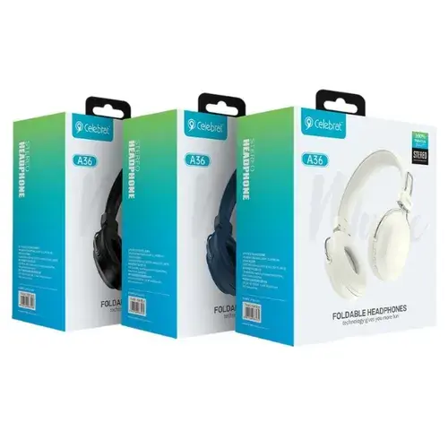 AUDIFONO CELEBRAT FOLDABLE HEADPHONES A36