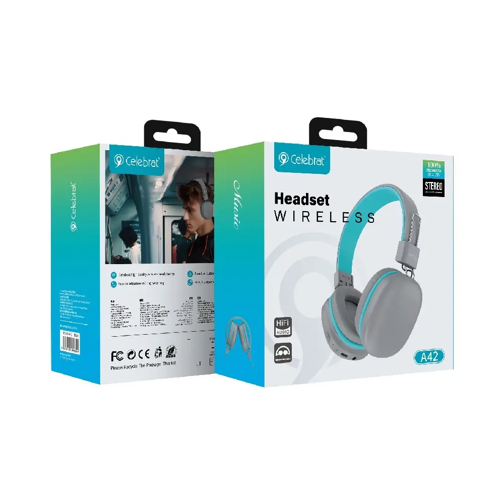 AUDIFONO CELEBRAT WIRELESS HEADSET A42