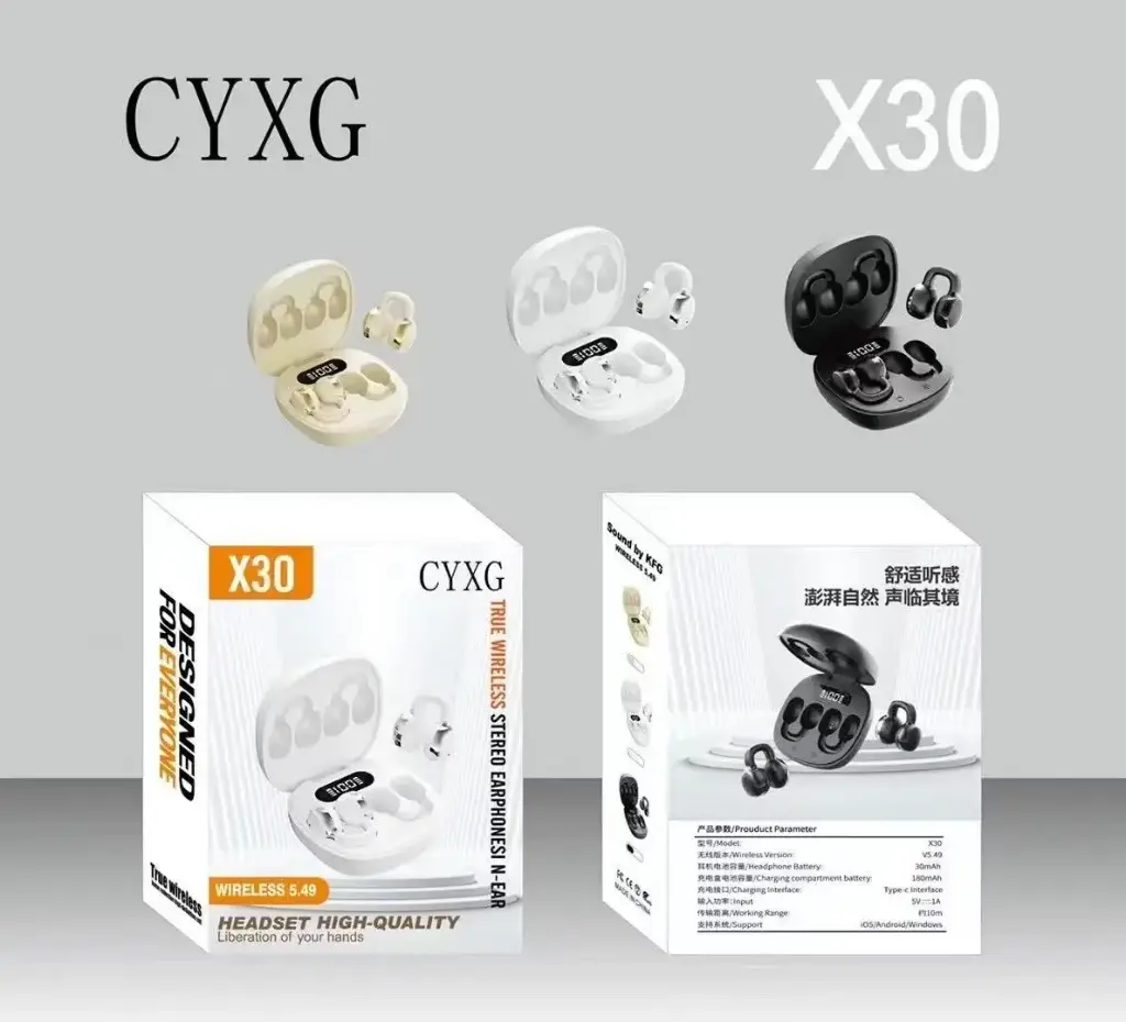 AUDIFONO WIRELESS STEREO EARPHONE CYXG X30