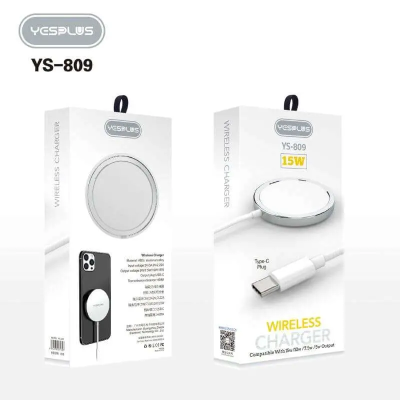 WIRELESS CHARGER 15W YS-809