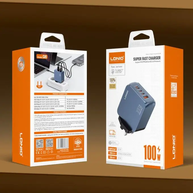 CARGADOR LDNIO Q8 TC - TC 100W