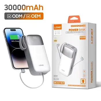 POWER BANK LDNIO PQ30 30000 MAH 