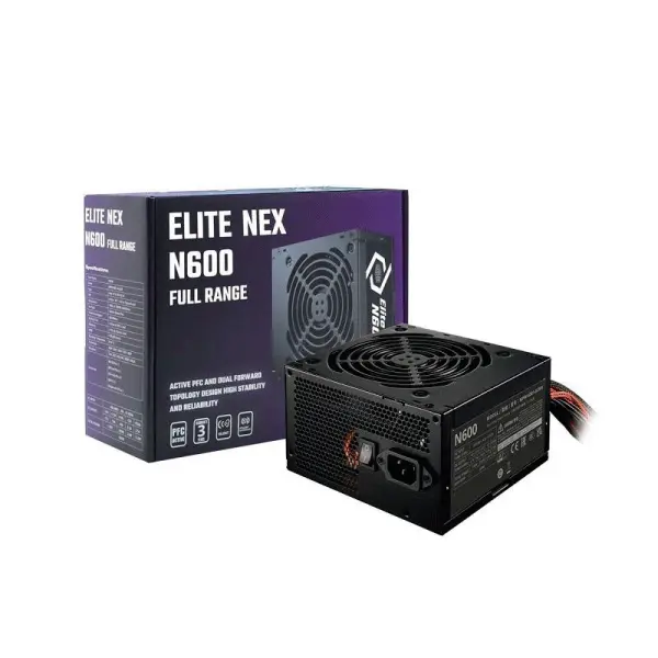 FUENTE DE PODER COOLER MASTER ELITE NEX N600 FR A/US CABLE EMPW-6001-ACAN-BUS