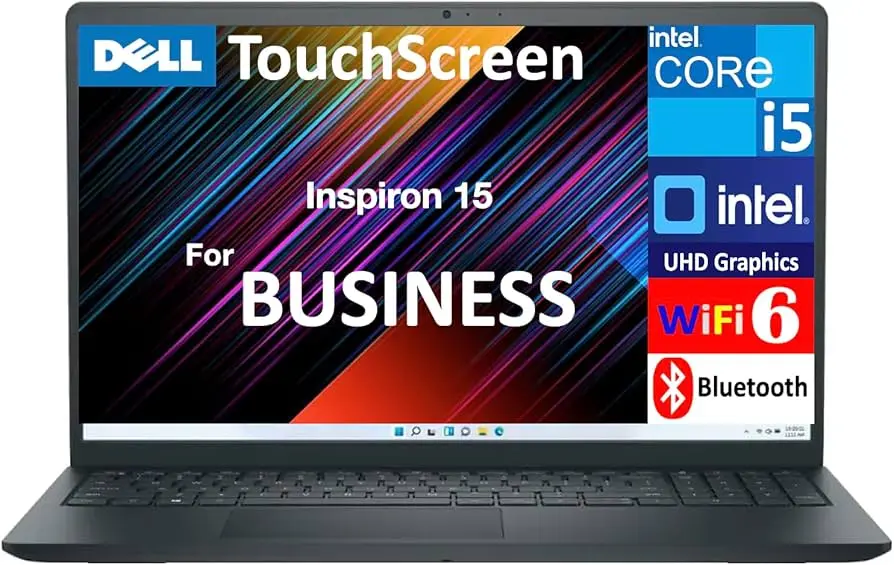 LAPTOP DELL INSPIRON 15 15.6" I5-1334U 8/512GB SSD TOUCH WIN 11 HOME INGLES I3530-5623BLK-PUS - NEGRO 