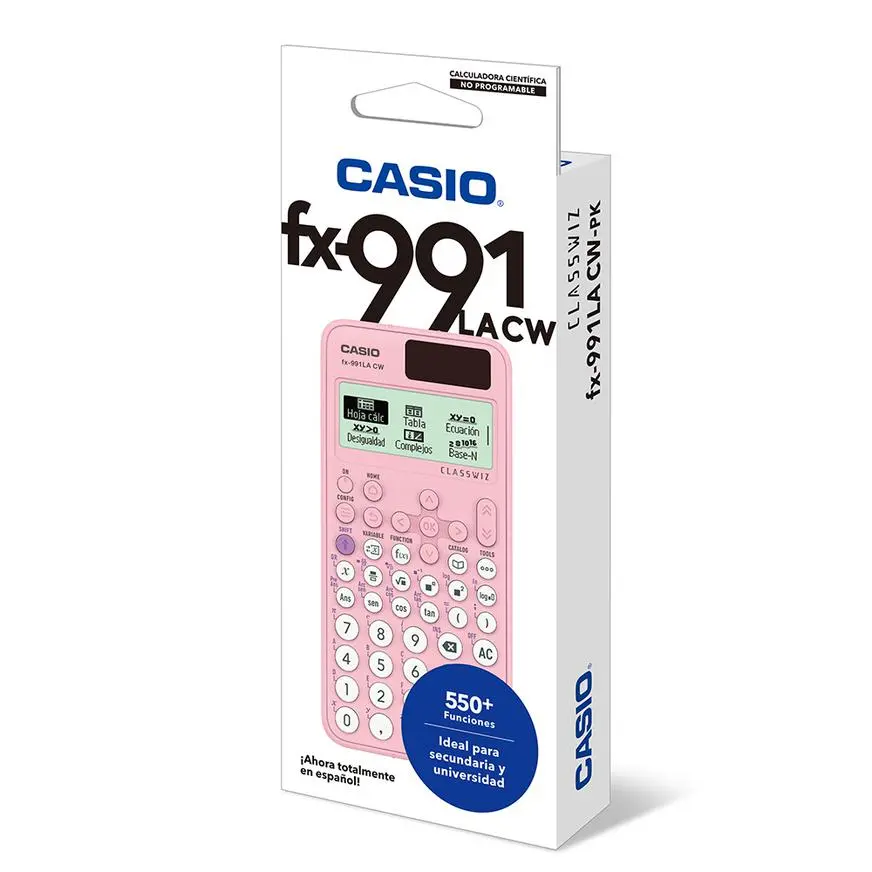 CALCULADORA CASIO CIENTIFICA FX-991LA CW - PINK