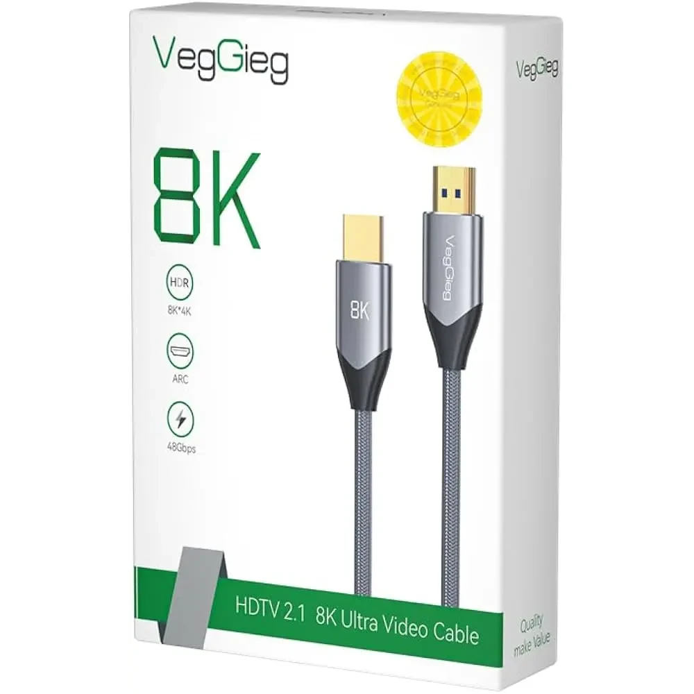 CABLE HDMI 2.1 8K V-H403 VEGGIEG - 3M