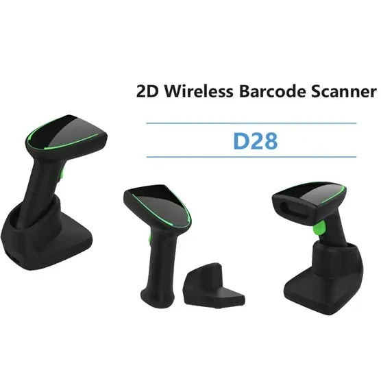 2D WIRELESS BARCODE SCANNER D28