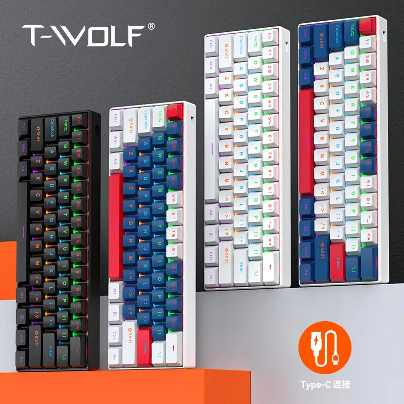 TECLADO T-WOLF T60