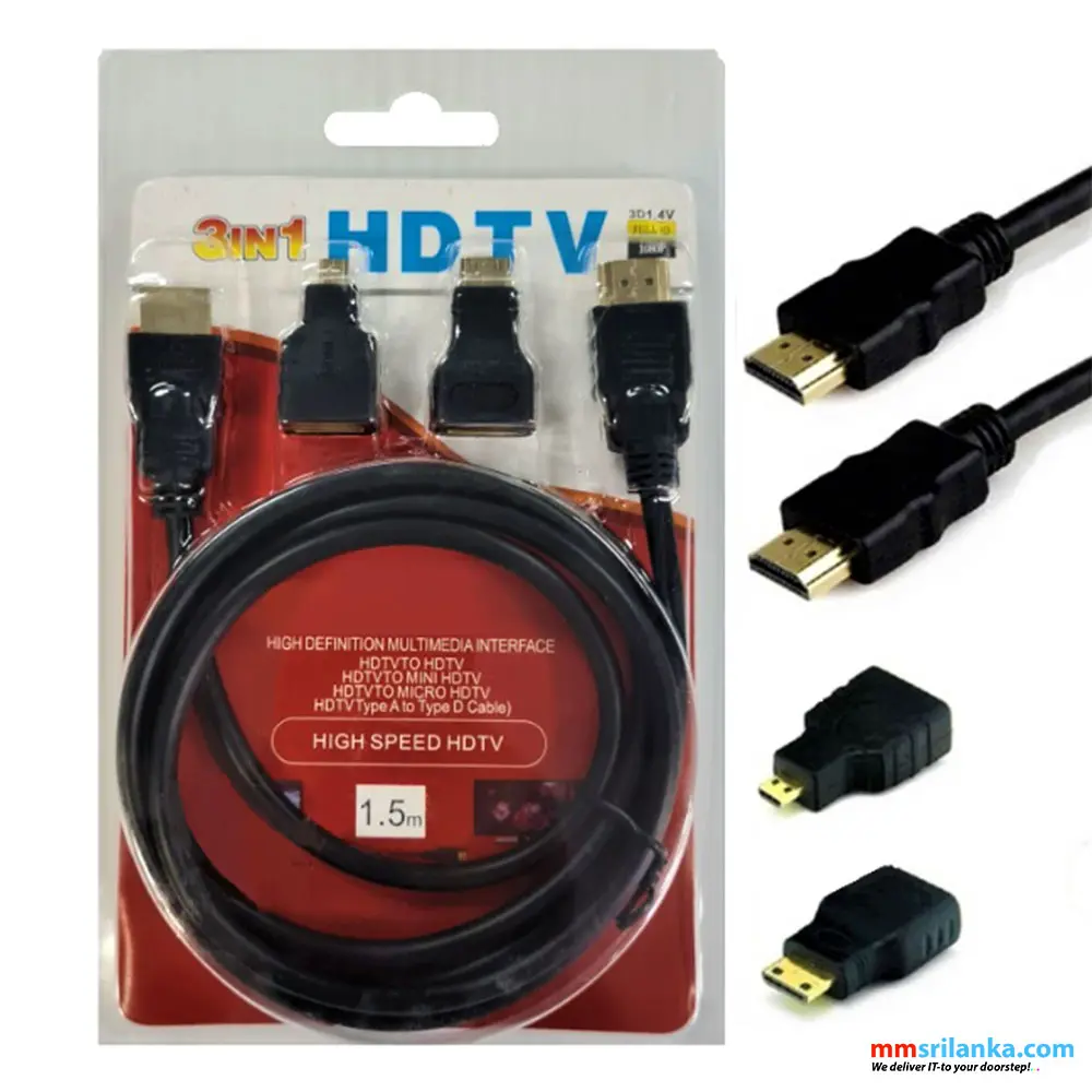 3in1 HIGH SPEED HDTV CABLE