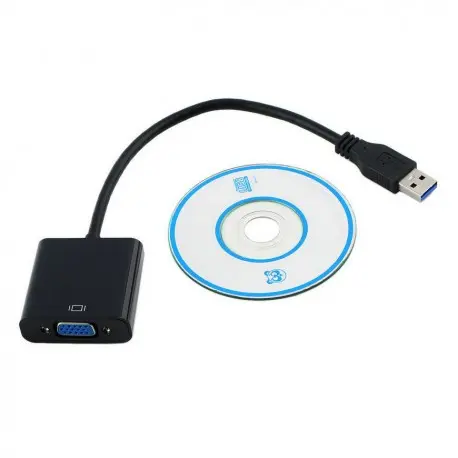ADAPTADOR CONVERTIDOR USB 3.0 A VGA