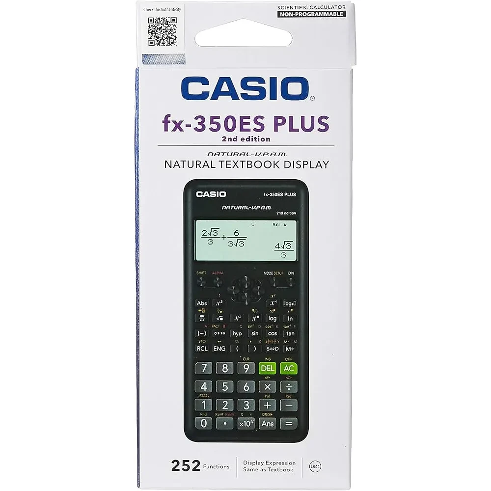 CALCULADORA CASIO CIENTIFICA FX-350ES PLUS 2da EDITION