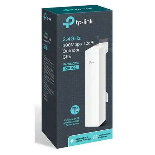 TP-LINK 2.4GHZ 300MBPS 12 DBI OUTDOOR CPE CPE220