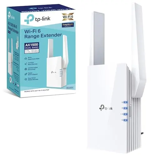 TP-LINK AX1500 DUAL BAND WIFI 6 RANGER EXT. RE505X