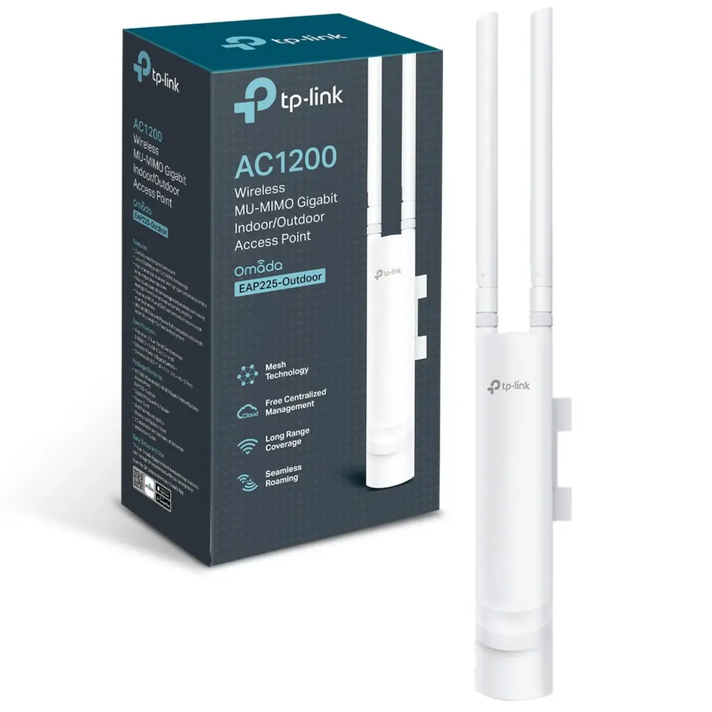 TP-LINK OMADA AC1200 WIRELESS MU-MIMO GIGABIT INDOOR/OUTDOOR ACCESS POINT EAP225-OUTDOOR