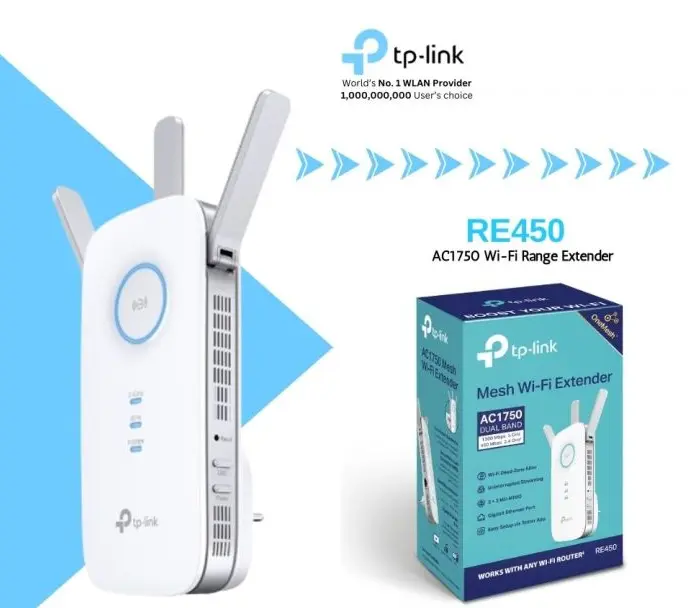 TP-LINK EXTENDER RANGE AC1750 RE450