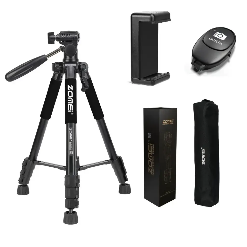 TRIPODE ZOMEI Q111 CON BASE Y CONTROL