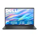 LAPTOP DELL DC15250 15.6" I3-100U 8/512GB SSD WIN 11 INGLES - NEGRO 